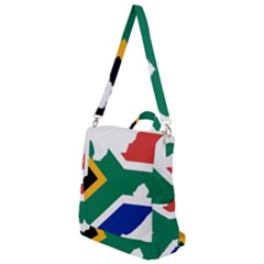 Africa Borders Country Flag Crossbody Backpack by Sapixe