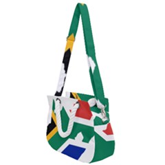 Africa Borders Country Flag Rope Handles Shoulder Strap Bag