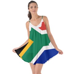 Africa Borders Country Flag Love The Sun Cover Up by Sapixe