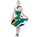 Africa Borders Country Flag Halter Party Swing Dress  View2