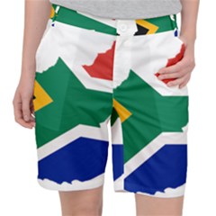 Africa Borders Country Flag Pocket Shorts by Sapixe