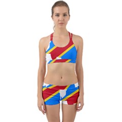 Democratic Republic Of The Congo Flag Back Web Gym Set by Sapixe