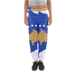 Kosovo Country Europe Flag Borders Women s Jogger Sweatpants by Sapixe