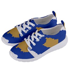 Kosovo Country Europe Flag Borders Women s Lightweight Sports Shoes by Sapixe