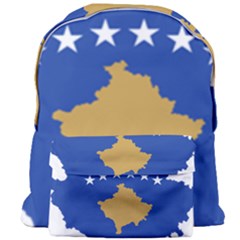 Kosovo Country Europe Flag Borders Giant Full Print Backpack by Sapixe