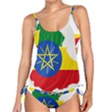 Ethiopia Flag Map Geography Tankini Set View1