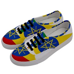 Ethiopia Flag Map Geography Men s Classic Low Top Sneakers