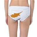 Cyprus Country Europe Flag Borders Mid-Waist Bikini Bottoms View2