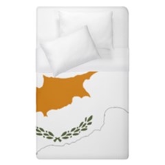 Cyprus Country Europe Flag Borders Duvet Cover (single Size) by Sapixe