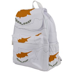 Cyprus Country Europe Flag Borders Top Flap Backpack by Sapixe