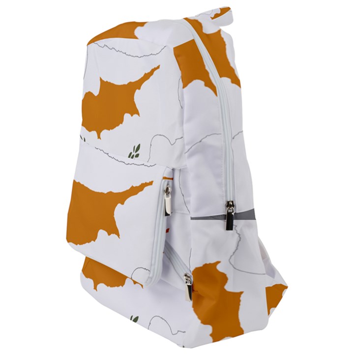 Cyprus Country Europe Flag Borders Travelers  Backpack