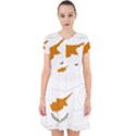 Cyprus Country Europe Flag Borders Adorable in Chiffon Dress View1