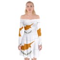 Cyprus Country Europe Flag Borders Off Shoulder Skater Dress View1