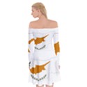 Cyprus Country Europe Flag Borders Off Shoulder Skater Dress View2