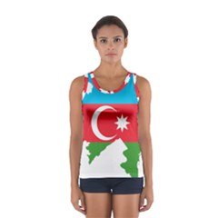 Borders Country Flag Geography Map Sport Tank Top  by Sapixe