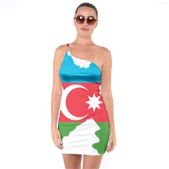 Borders Country Flag Geography Map One Soulder Bodycon Dress by Sapixe