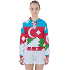 Borders Country Flag Geography Map Women s Tie Up Sweat by Sapixe