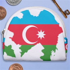 Borders Country Flag Geography Map Horseshoe Style Canvas Pouch by Sapixe