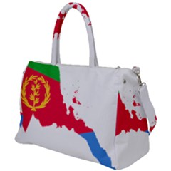 Eritrea Flag Map Geography Outline Duffel Travel Bag by Sapixe