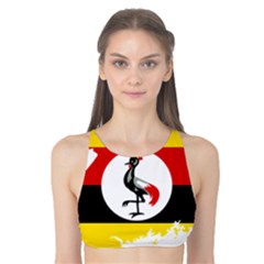 Uganda Flag Map Geography Outline Tank Bikini Top by Sapixe