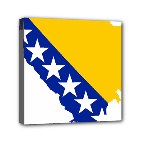 Bosnia And Herzegovina Country Mini Canvas 6  X 6  (stretched) by Sapixe