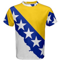 Bosnia And Herzegovina Country Men s Cotton Tee by Sapixe