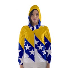 Bosnia And Herzegovina Country Women s Hooded Windbreaker by Sapixe