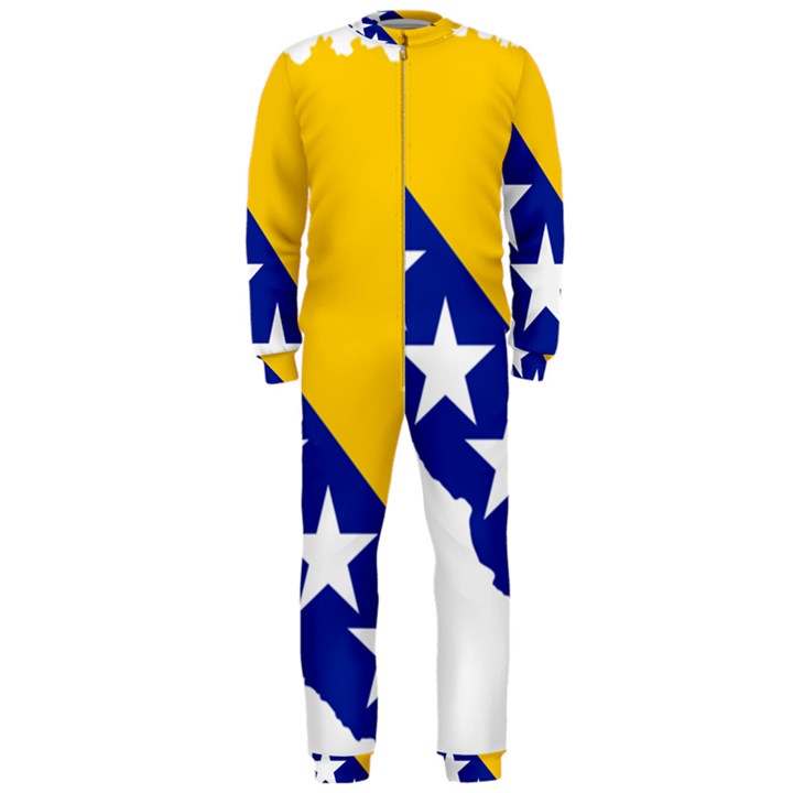 Bosnia And Herzegovina Country OnePiece Jumpsuit (Men) 