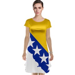 Bosnia And Herzegovina Country Cap Sleeve Nightdress by Sapixe