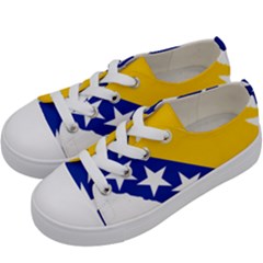 Bosnia And Herzegovina Country Kids  Low Top Canvas Sneakers by Sapixe