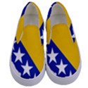 Bosnia And Herzegovina Country Kids  Canvas Slip Ons View1