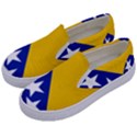 Bosnia And Herzegovina Country Kids  Canvas Slip Ons View2