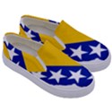 Bosnia And Herzegovina Country Kids  Canvas Slip Ons View3