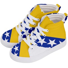 Bosnia And Herzegovina Country Kids  Hi-top Skate Sneakers by Sapixe