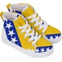 Bosnia And Herzegovina Country Kids  Hi-Top Skate Sneakers View3