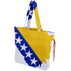 Bosnia And Herzegovina Country Drawstring Tote Bag by Sapixe