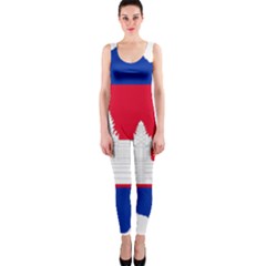 Borders Country Flag Geography Map One Piece Catsuit by Sapixe