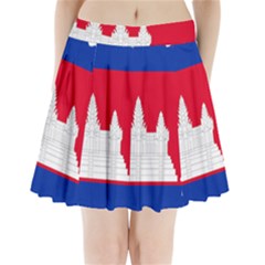 Borders Country Flag Geography Map Pleated Mini Skirt by Sapixe