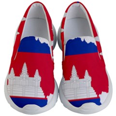 Borders Country Flag Geography Map Kids  Lightweight Slip Ons by Sapixe