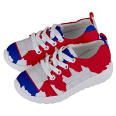 Borders Country Flag Geography Map Kids  Lightweight Sports Shoes by Sapixe