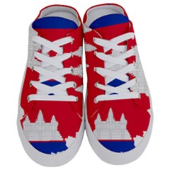 Borders Country Flag Geography Map Half Slippers by Sapixe