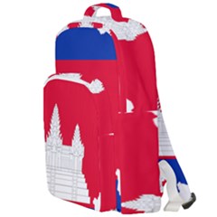 Borders Country Flag Geography Map Double Compartment Backpack by Sapixe