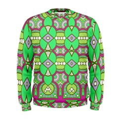 Circles And Other Shapes Pattern                             Men s Sweatshirt by LalyLauraFLM