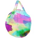 Watercolors spots                            Giant Round Zipper Tote View1