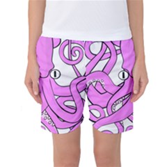 Squid Octopus Animal Women s Basketball Shorts by Bajindul