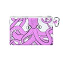 Squid Octopus Animal Canvas Cosmetic Bag (Medium) View2