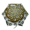 Gear Background Sprocket Mini Folding Umbrellas View1