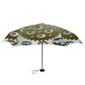 Gear Background Sprocket Mini Folding Umbrellas View3