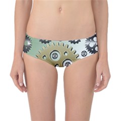 Gear Background Sprocket Classic Bikini Bottoms