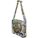 Gear Background Sprocket Cross Body Office Bag View1